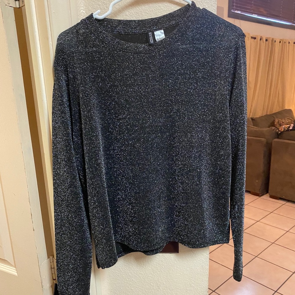 H&M sparkly sweater